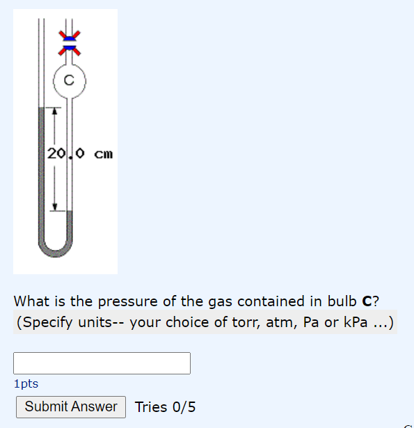 Solved Scale Schematic Diagrams Of Three Open Tube Mercury