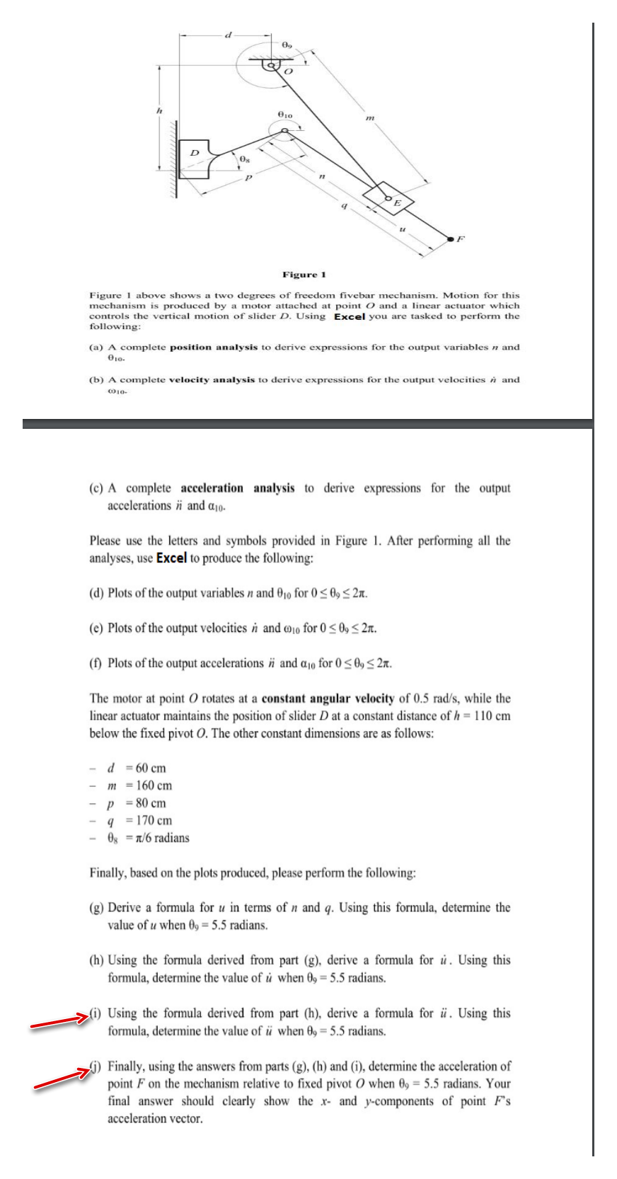 0 Figure 1 Above Shows A Two Degrees Of Freedom Fi Chegg Com