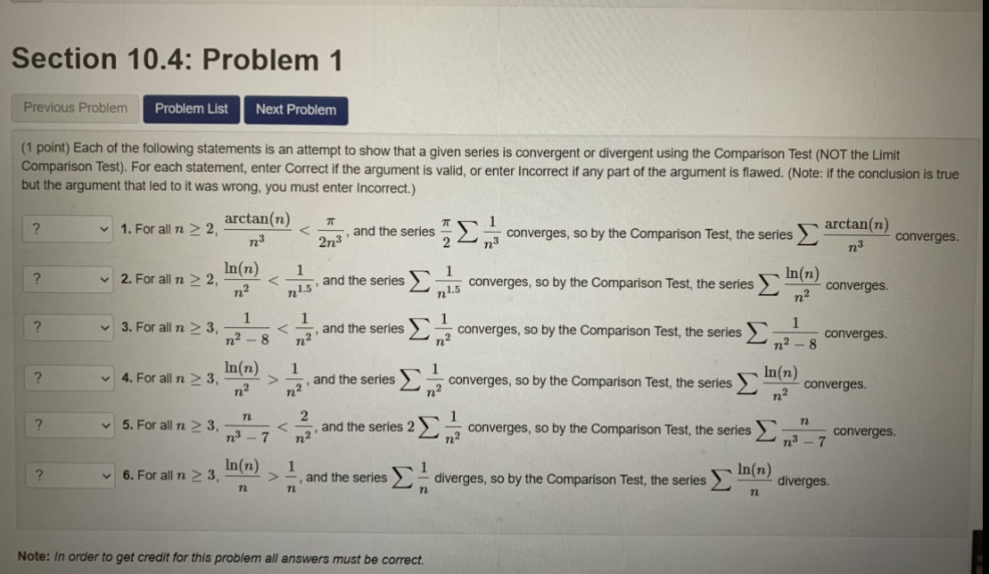 Solved Section 10.4: Problem 1 Previous Problem Problem List | Chegg.com