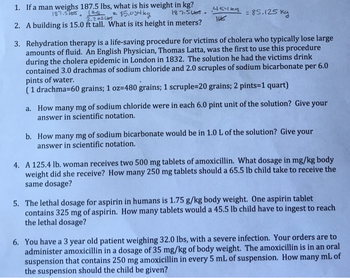 Solved If a man weighs 187.5 lbs what is his weight in kg