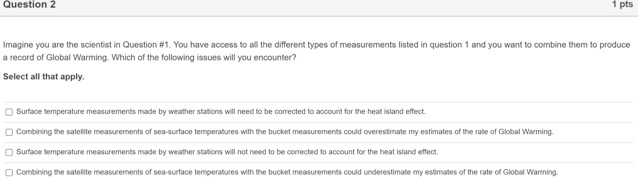 Solved Question 1 Imagine you are a scientist trying to | Chegg.com