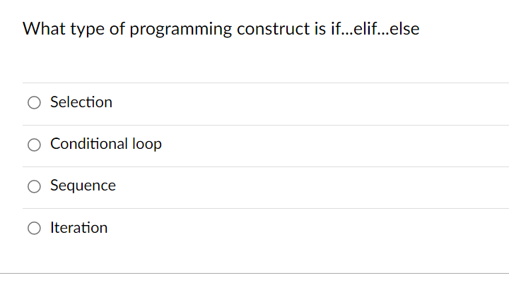 Solved What type of programming construct is | Chegg.com