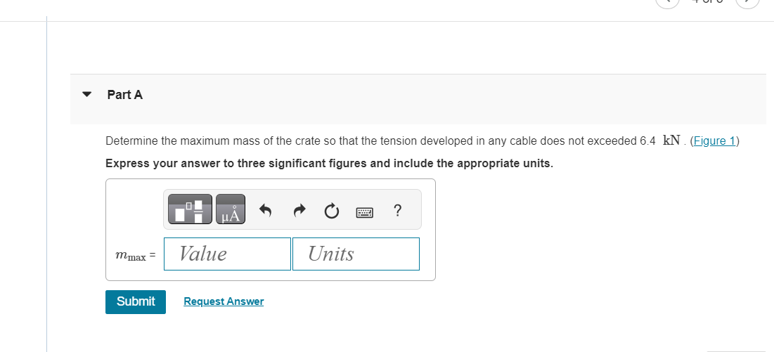 Solved Determine the maximum mass of the crate so that the | Chegg.com