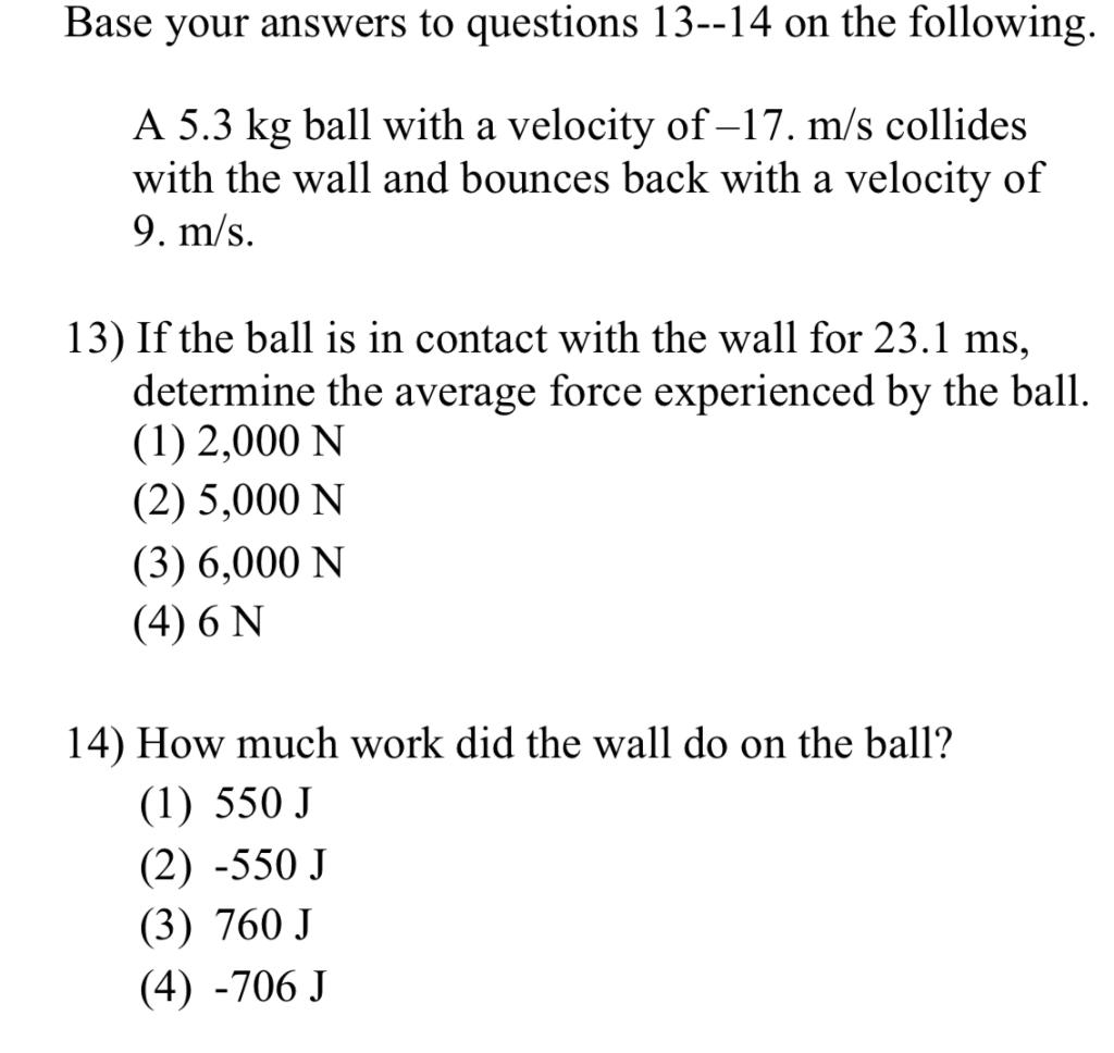 Solved Base your answers to questions 13--14 on the | Chegg.com