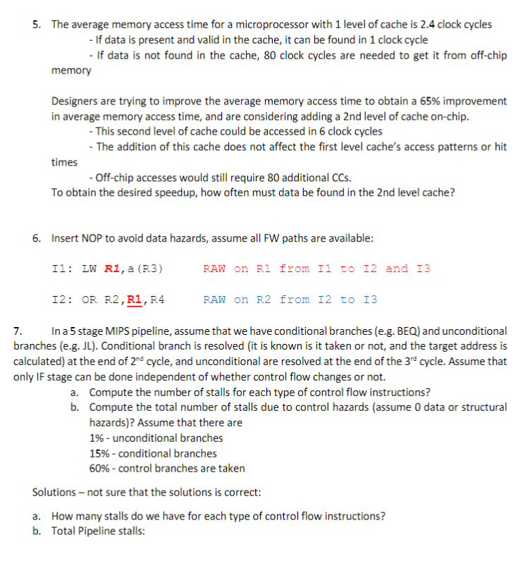 Solved 1. Assume that the capacity of the main memory is | Chegg.com