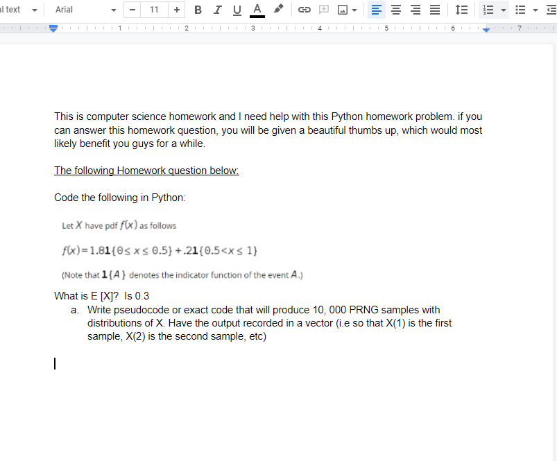 Solved el text Arial - 11 + B IU A = = = lül 23 7 This is | Chegg.com