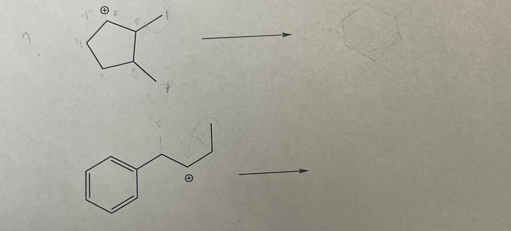 Solved Show the product of carbocation rearrangement | Chegg.com