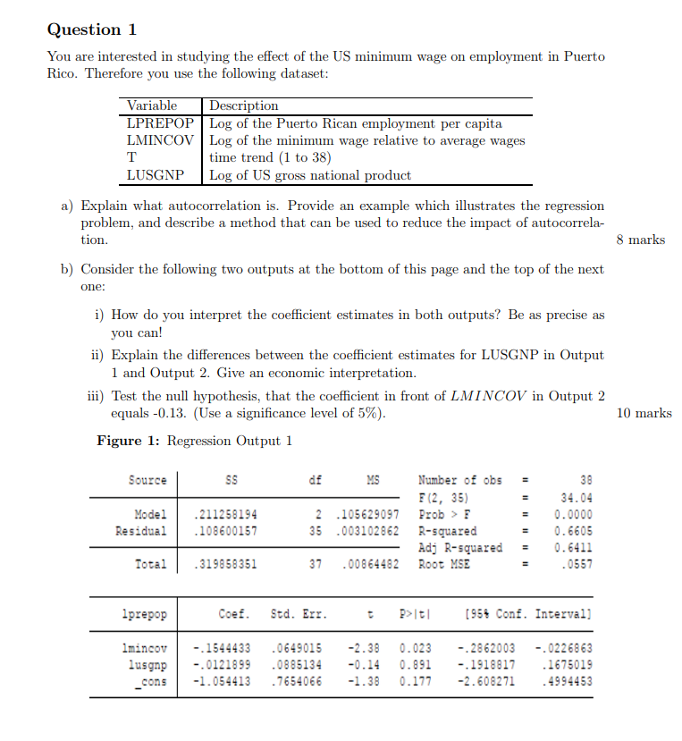 Solved Question 1 You are interested in studying the effect | Chegg.com