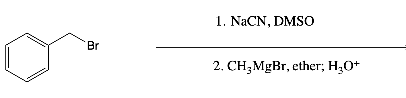 Solved 2. CH3MgBr, Ether; H3O+ | Chegg.com