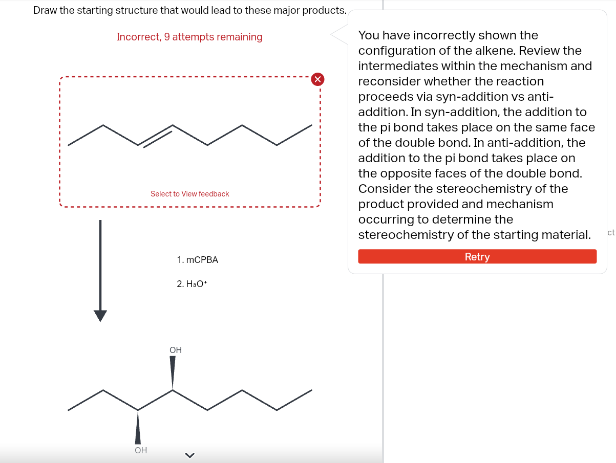 Solved Draw the starting structure that would lead to these | Chegg.com