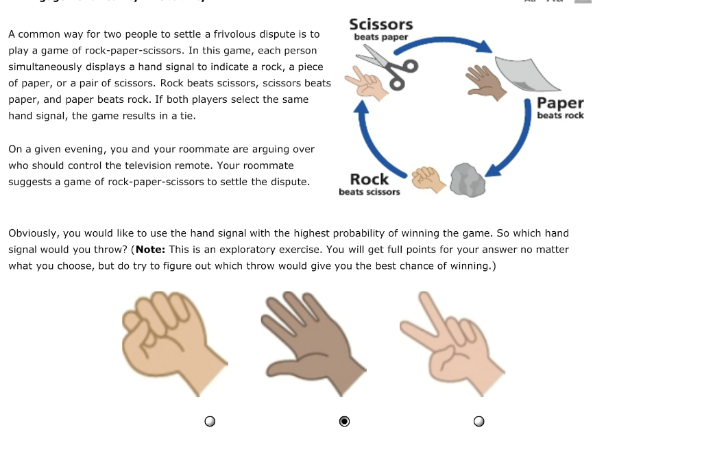 How to nearly always win at rock paper scissors