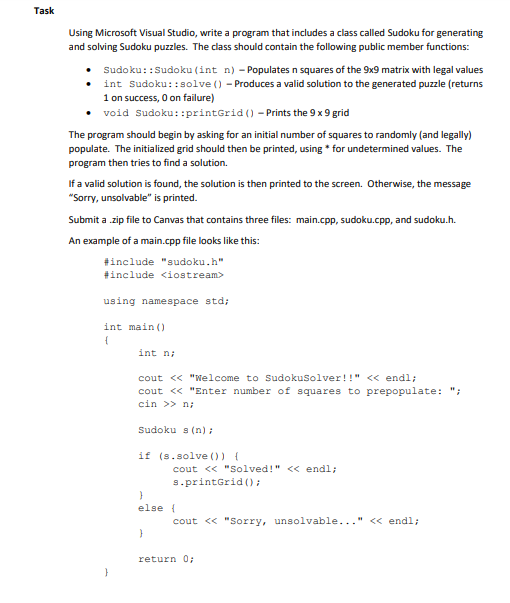 Solved This program should be in C++, if you could separate | Chegg.com