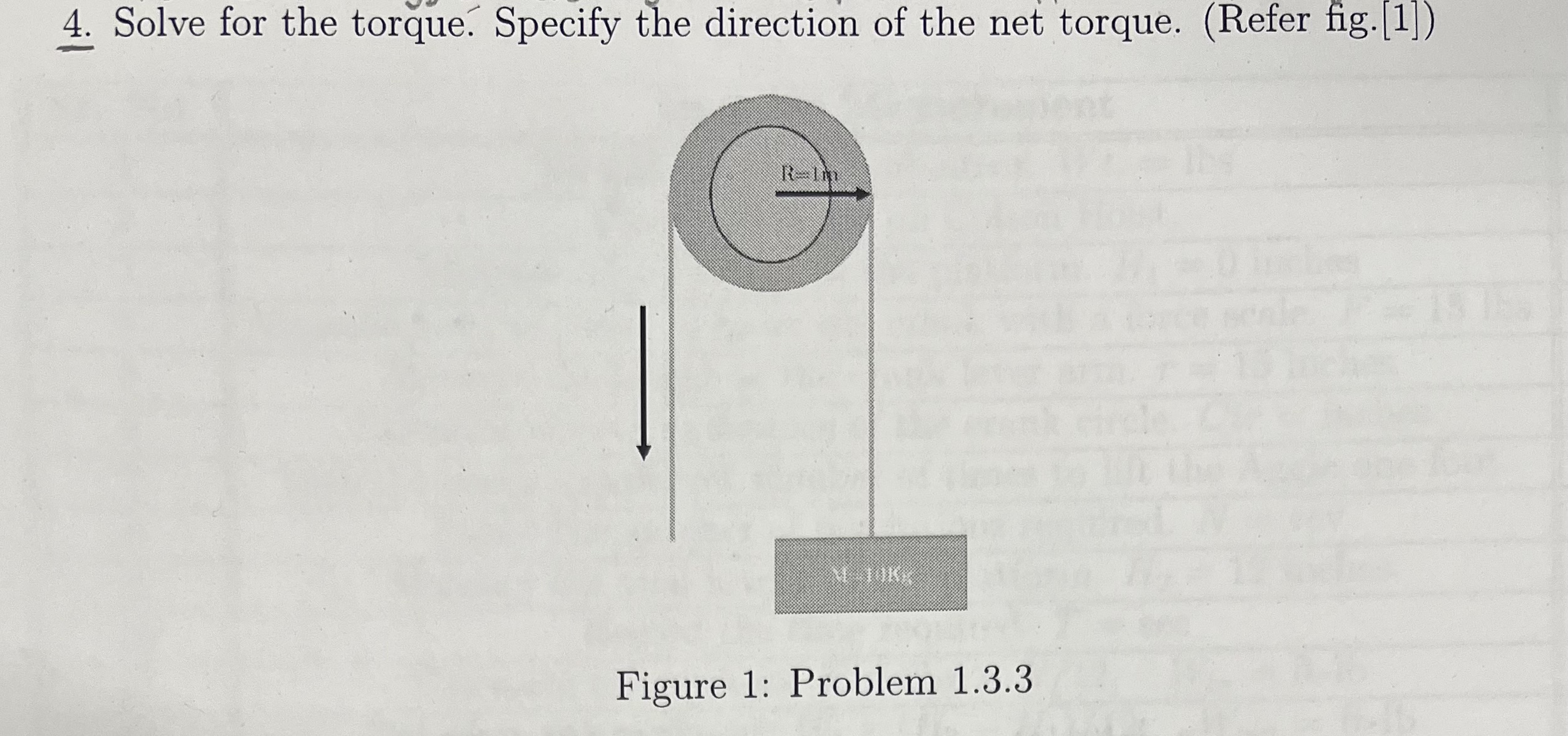 Solved Solve For The Torque. Specify The Direction Of The | Chegg.com