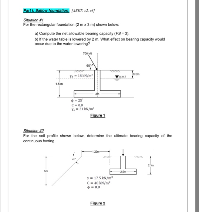 Solved for the rectangular foundation 2 m times 3 m shown chegg