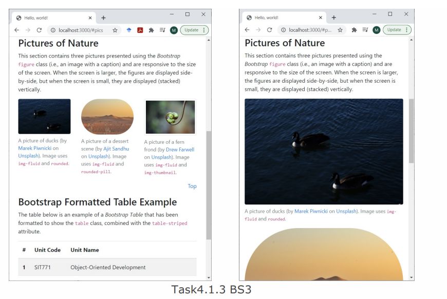 Solved Create a web page that is similar to the one below | Chegg.com