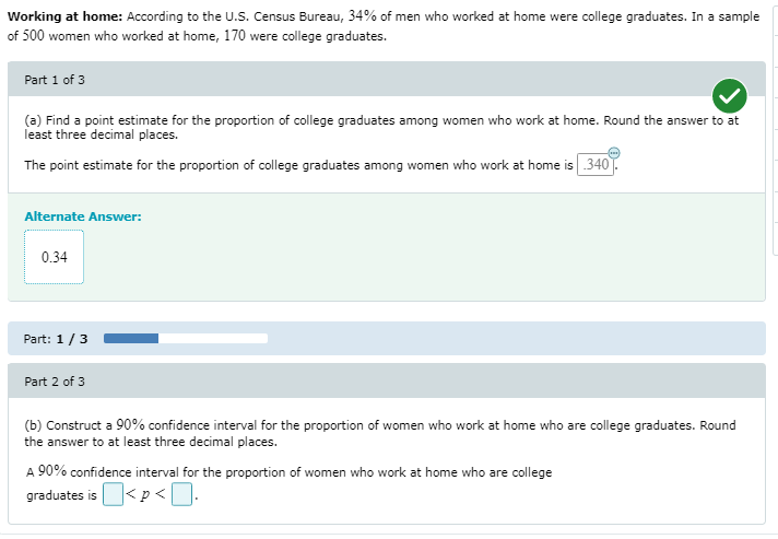 Solved Working At Home According To The U S Census Bureau Chegg Com