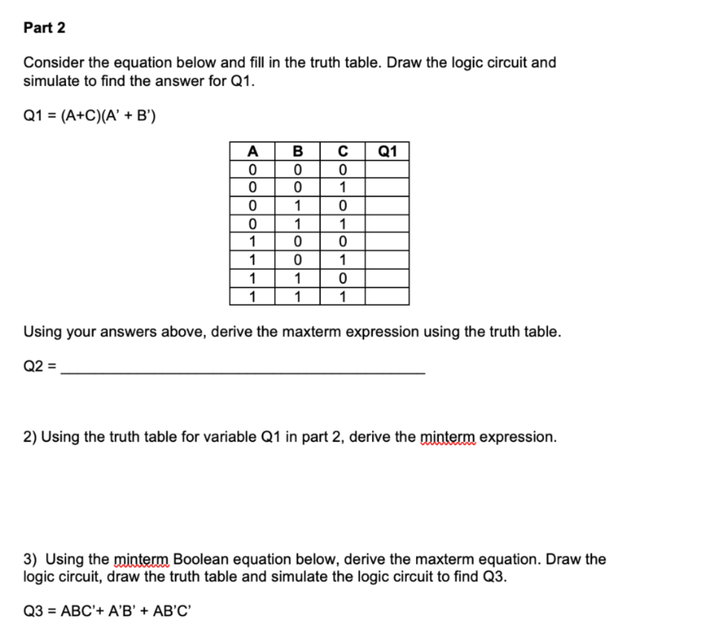 Solved Part 2 Consider the equation below and fill in the | Chegg.com