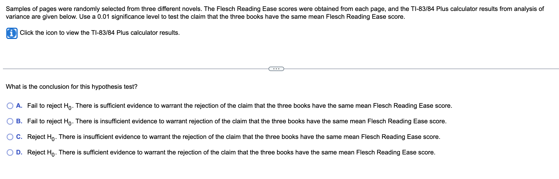 Solved Samples Of Pages Were Randomly Selected From Three | Chegg.com