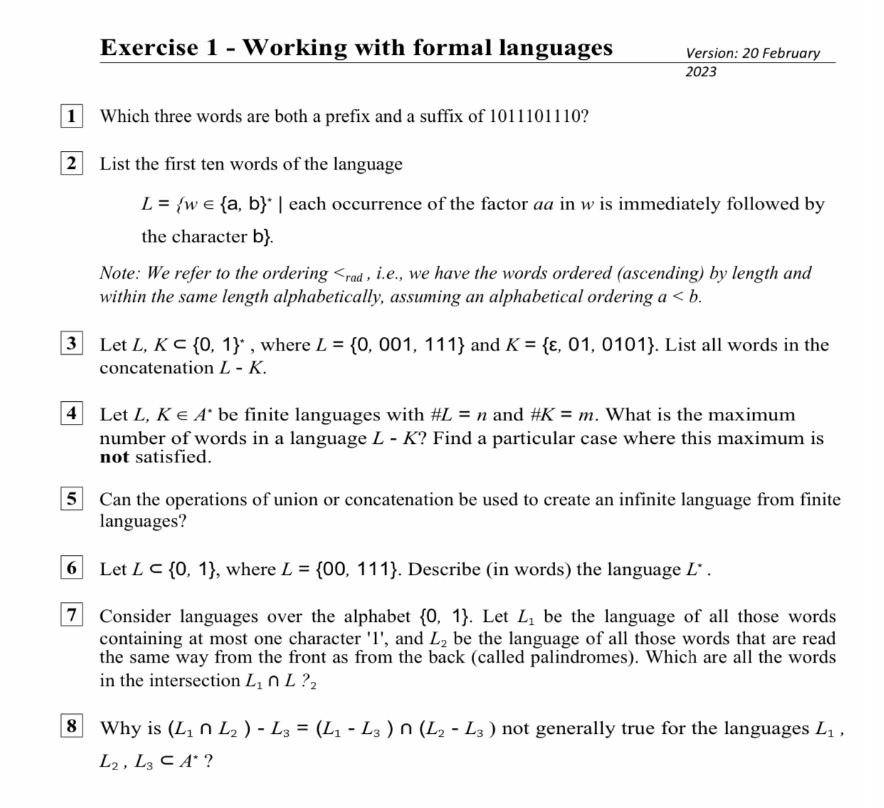 Solved Hello, could you help me please to solve tasks of | Chegg.com