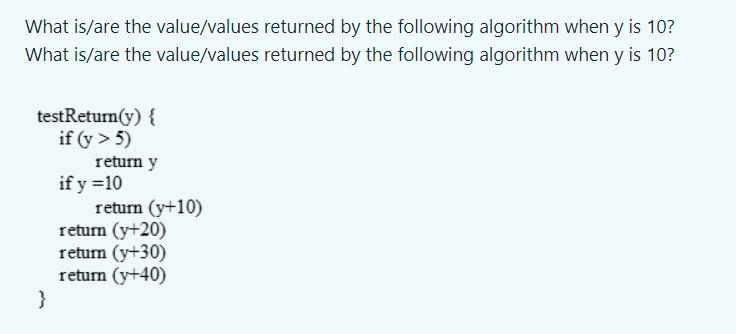 Solved The algorithm Find2 (A,n) is shown below. What is the | Chegg.com
