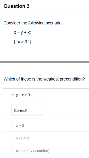 Solved Question 2 1/1 pts Consider the following scenario: | Chegg.com