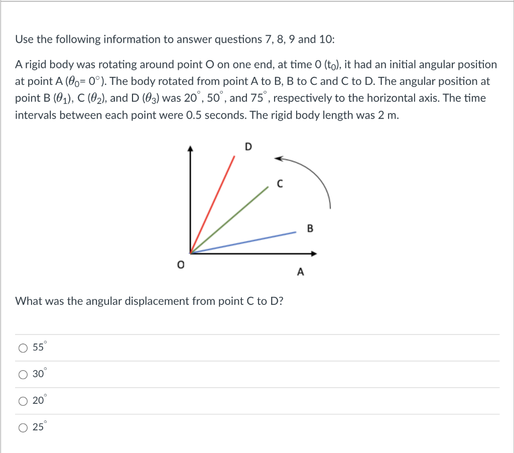 Solved Use the following information to answer questions 7, | Chegg.com