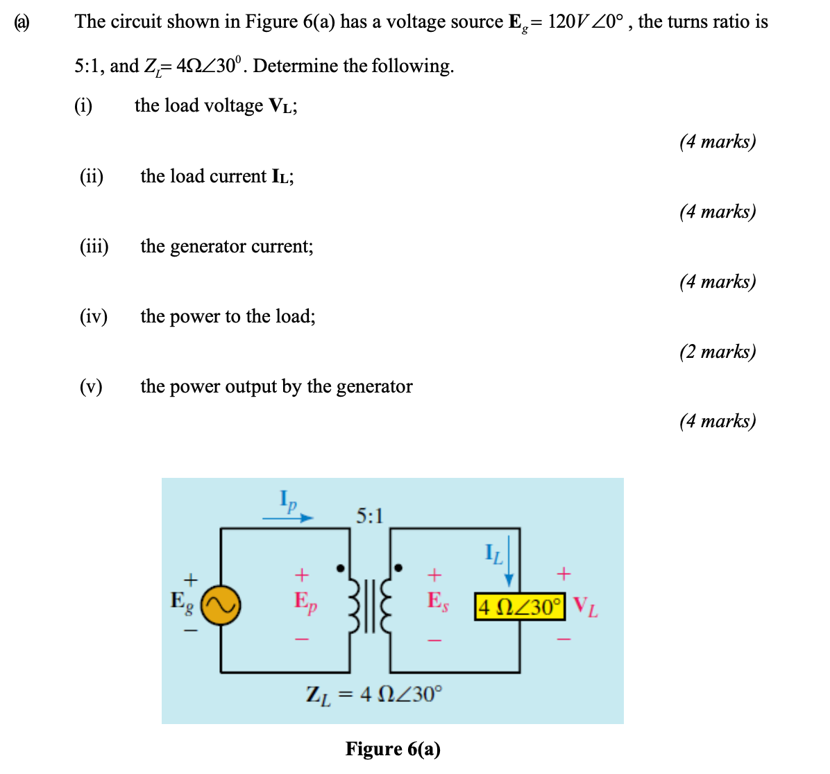 Solved The circuit shown in Figure 6(a) has a voltage source | Chegg.com