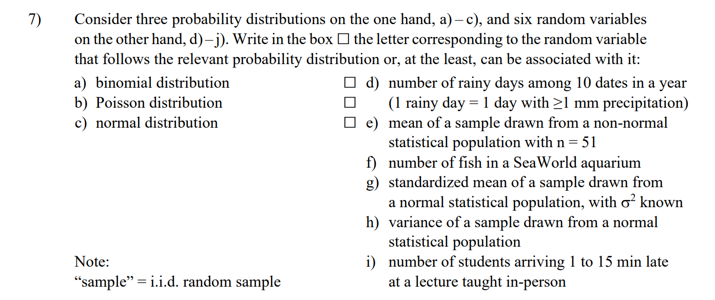 Solved Consider three probability distributions on the one | Chegg.com