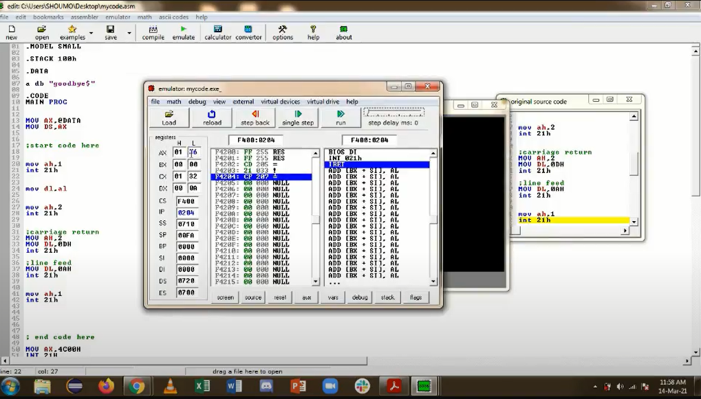 GitHub - The-Young-Programmer/Hangman-_-ASM: Hangman Game in Assembly  Language [EMU 8086]