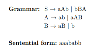 Solved 2.Given The Following Grammar And The Right | Chegg.com