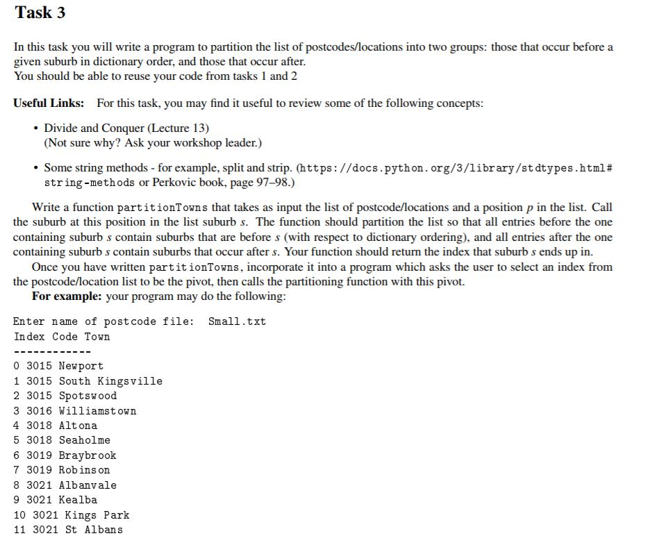 Task 3 In this task you will write a program to | Chegg.com image.