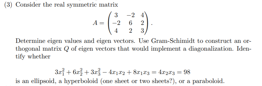 Solved I already know how to find Eigen values and vectors, | Chegg.com