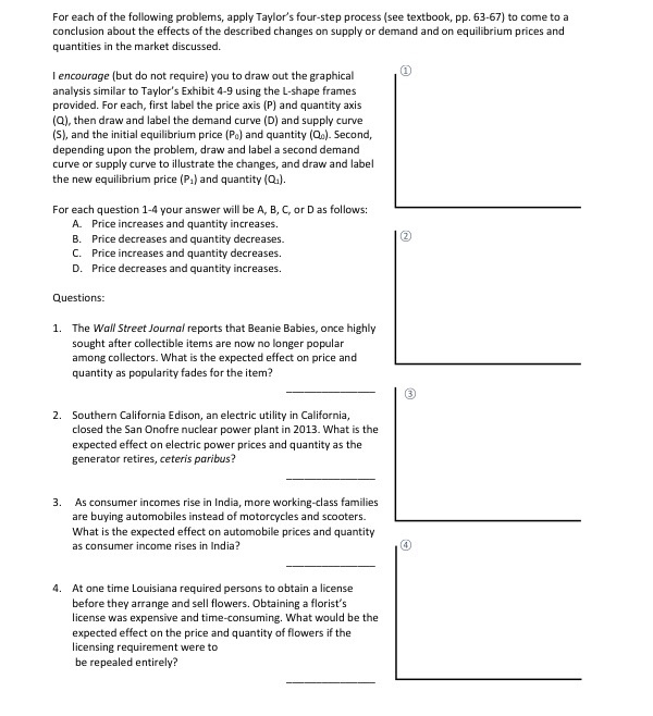 Solved For each of the following problems, apply Taylor's | Chegg.com