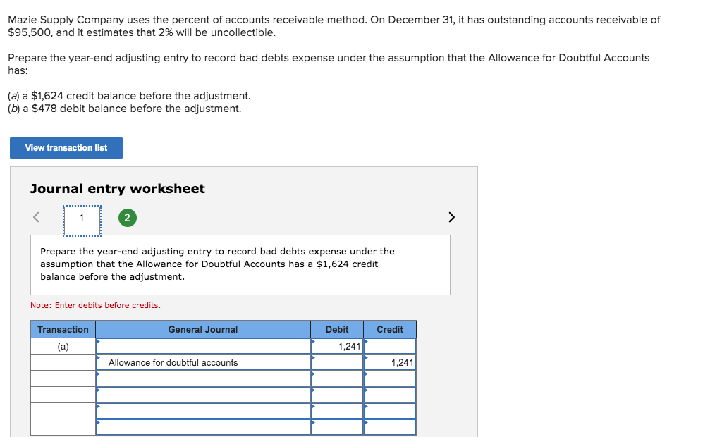 solved-mazie-supply-company-uses-the-percent-of-accounts-chegg