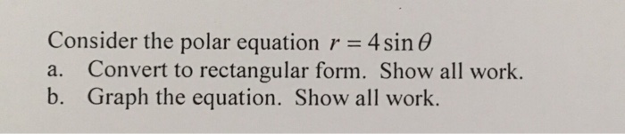 polar equation to rectangular equation calculator