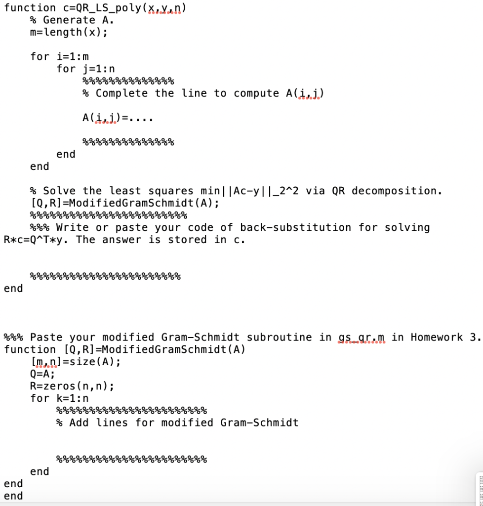 fill in the code by using Matlab % Generate | Chegg.com