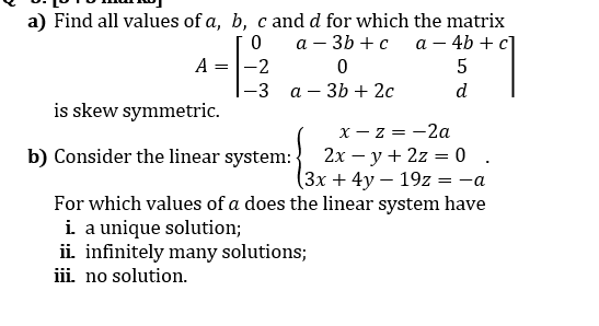 Solved A) If A And B Are N X N Matrices, Then (A + B)2 = A² | Chegg.com