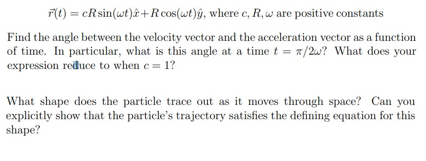 Solved F T Crsin Wt A Rcos Wt Y Where C R W Are Posit Chegg Com