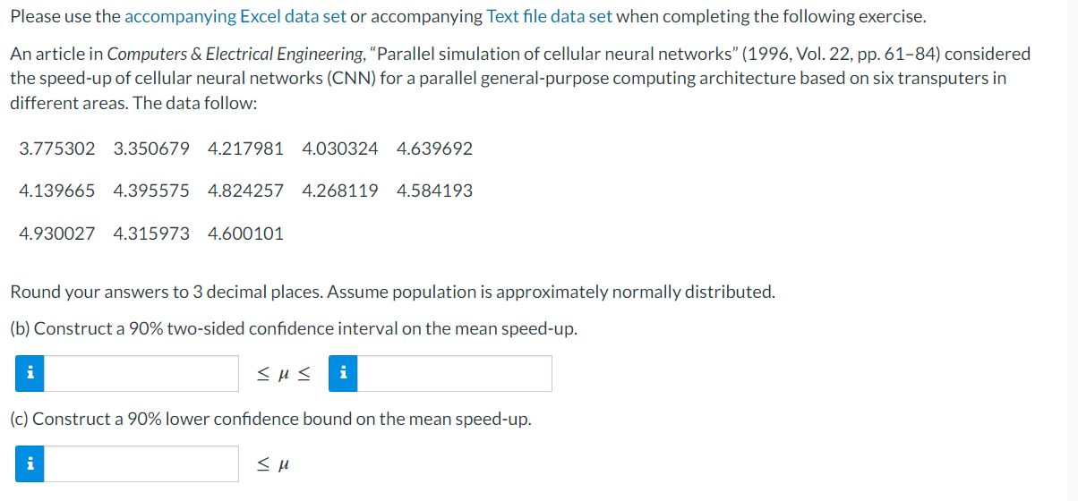 Solved please use the accompanying excel data set or chegg