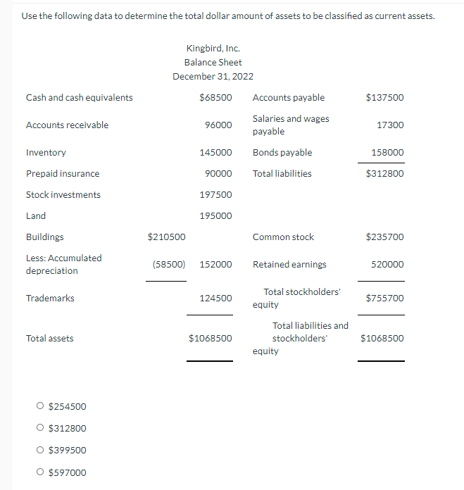 solved-use-the-following-data-to-determine-the-total-dollar-chegg