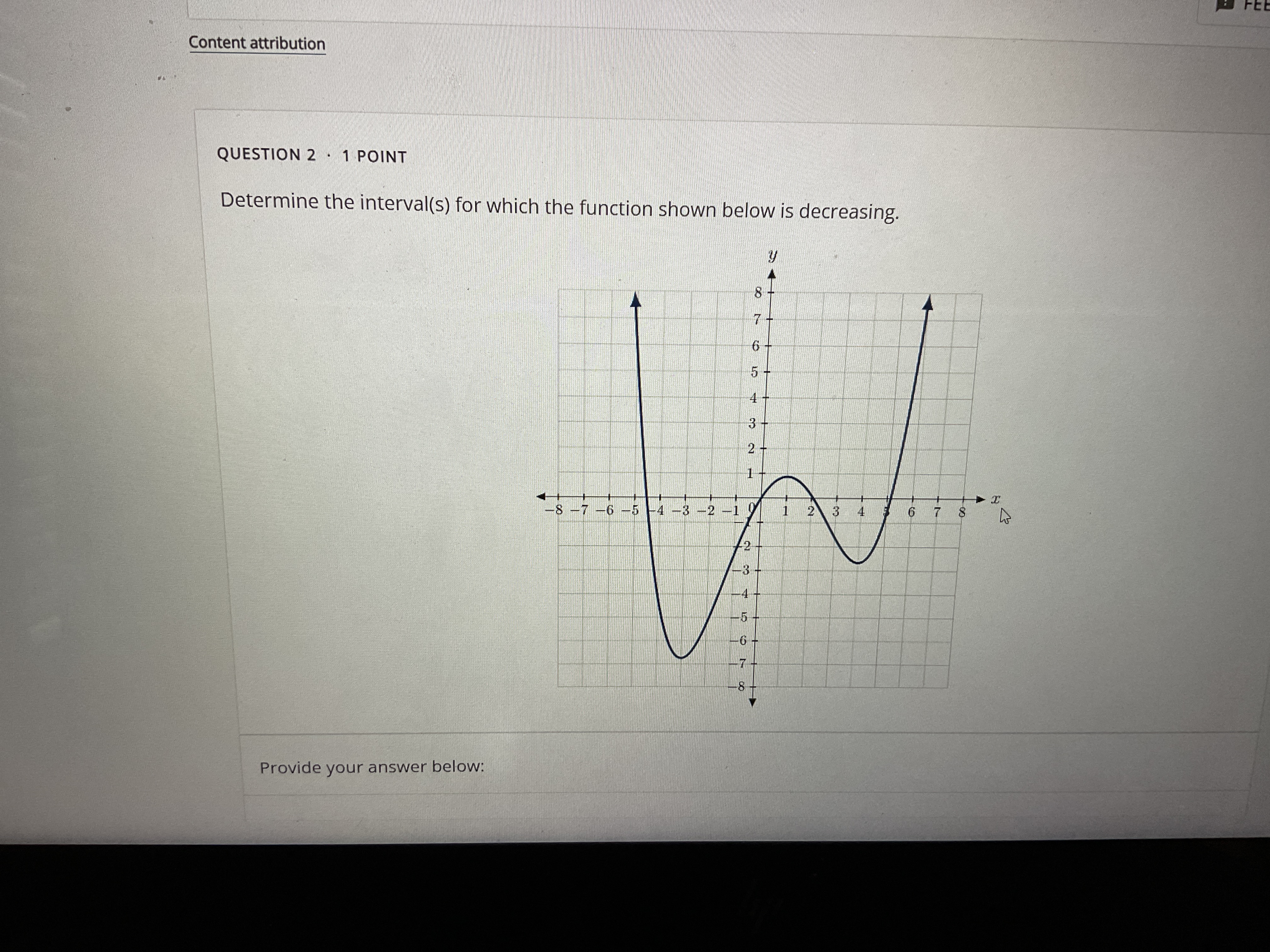 Solved Content attributionQUESTION 2*1 ﻿POINTDetermine the | Chegg.com