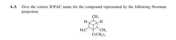 Solved 3 Give The Correct Iupac Name For The Compound 1884