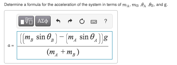 Solved The masses mA and mo slide on the smooth | Chegg.com