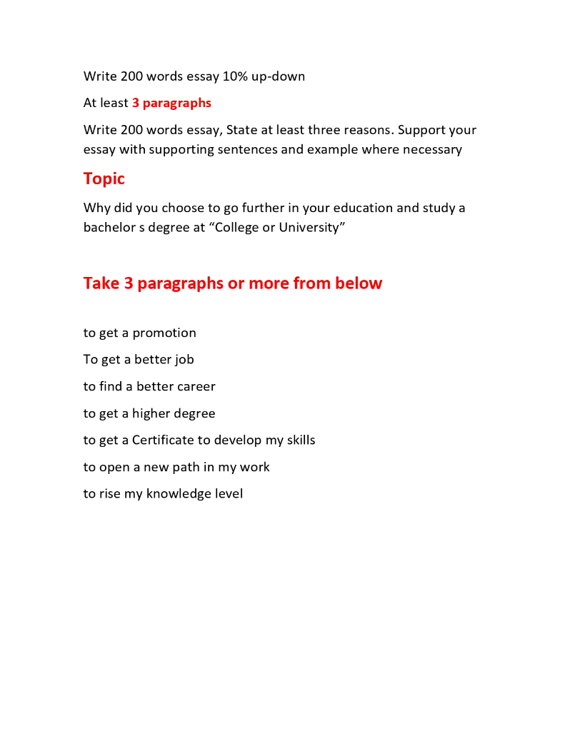 3 paragraph essay topics