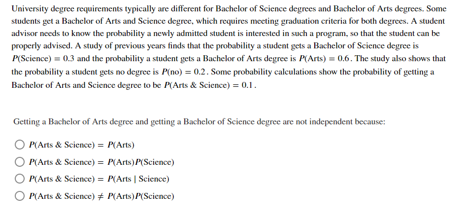 Solved University Degree Requirements Typically Are Chegg solved-university-degree-requirements-typically-are-chegg