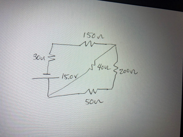 Solved Find the current through the 50 Ω resistor in the | Chegg.com