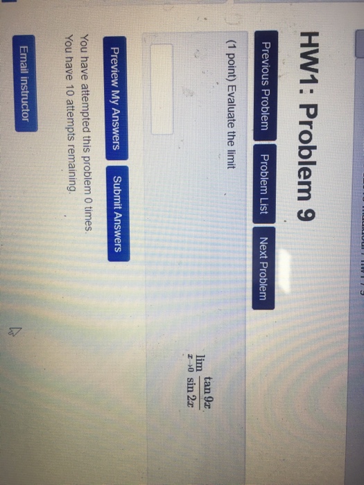 Solved Previous Problem Problem List Next Problem (1 point) | Chegg.com
