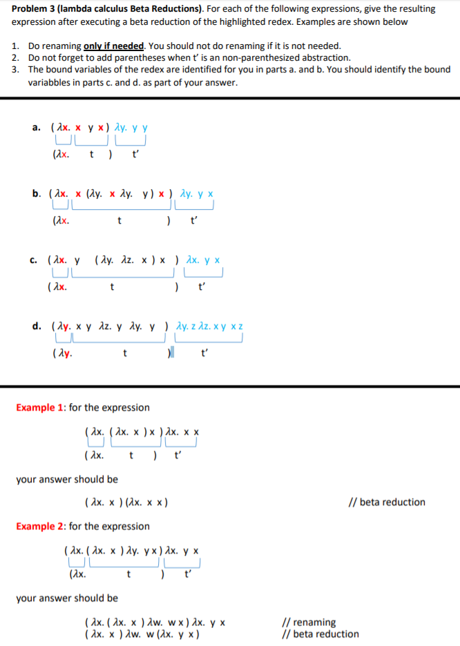 beta reduction lambda calculus calculator