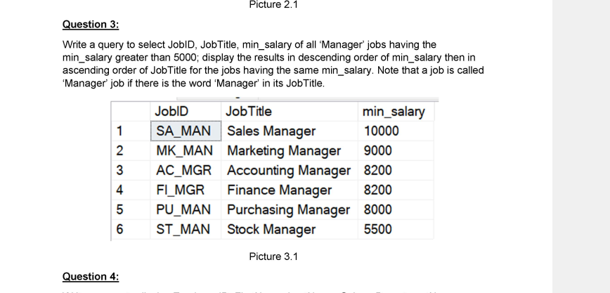 Job Opportunities, Sorted by Job Title ascending