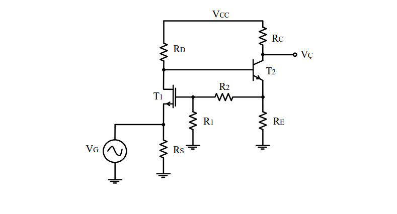 Solved Please Asap Vcc=12v, Rd=8kΩ, Rs=18kΩ, Rc=5kΩ, 